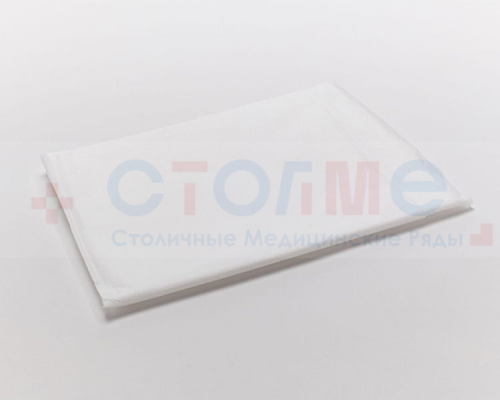 Простыни из ламинированного спанбонда, 200х140 см, белый, 10 шт/упк