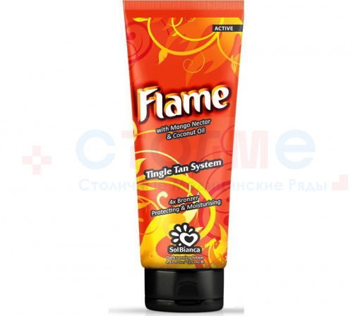 Крем Flame с нектаром манго и бронзаторами SolBianca, 125 мл, 1 шт/упк